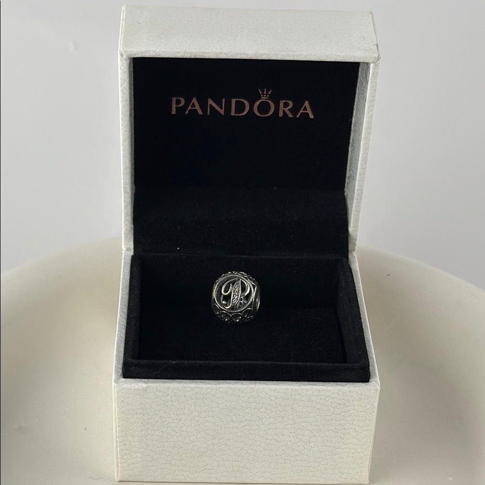 Pandora 925 Silver Charm Letter P